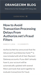 Mobile Screenshot of blog.orangecrm.com